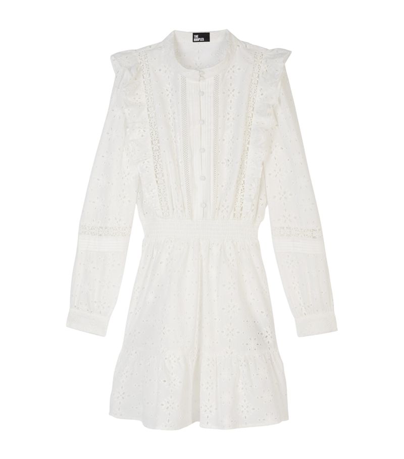 The Kooples The Kooples Broderie Anglaise Mini Dress