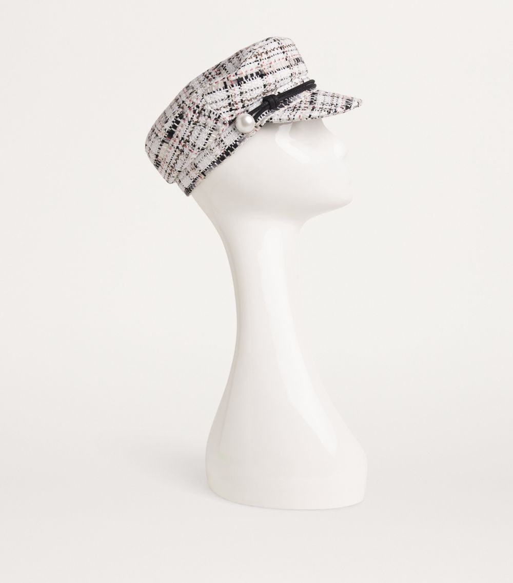 Maison Michel Maison Michel Tweed New Abbey Baker Boy Hat