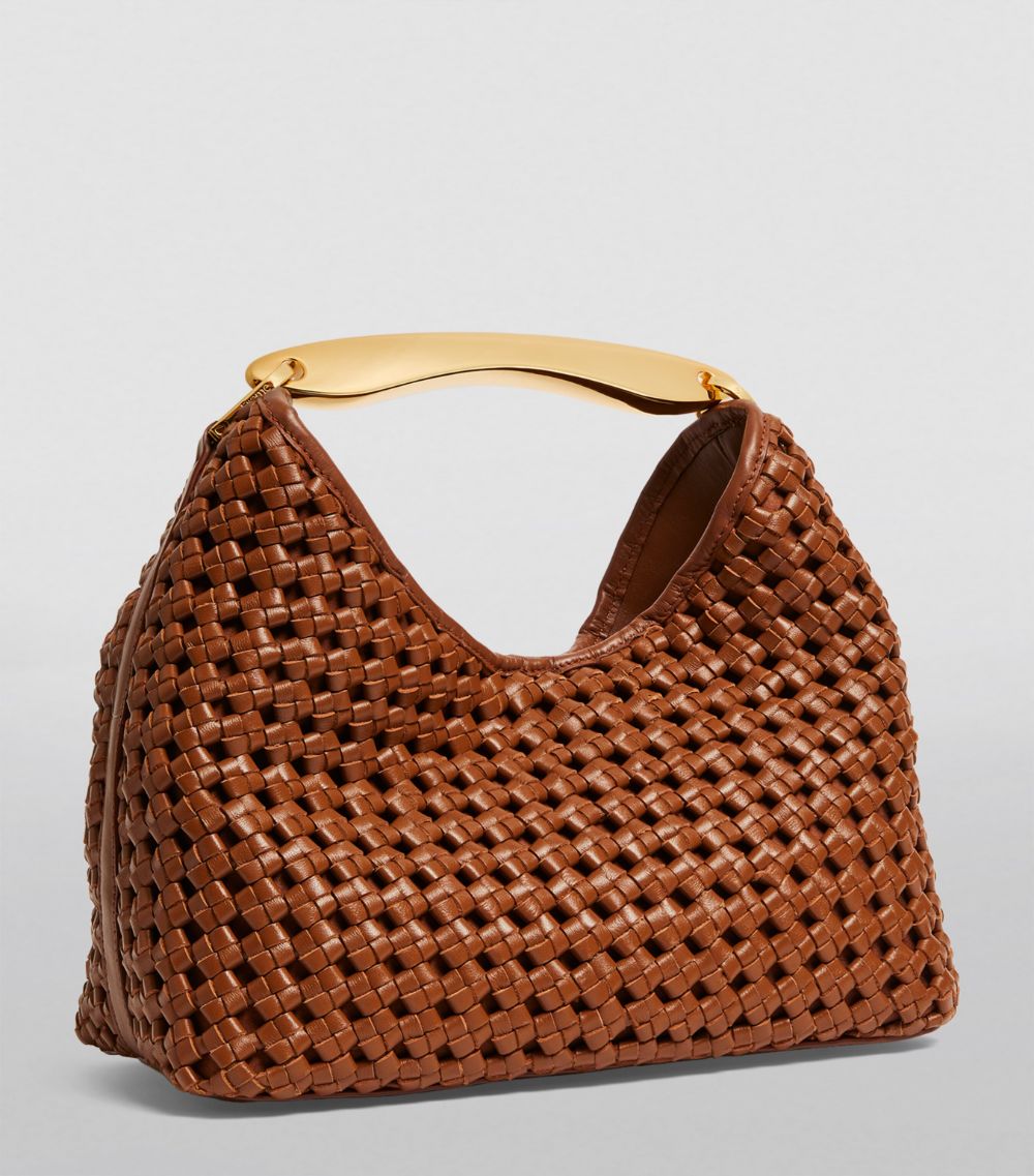 Elleme Elleme Leather Woven Boomerang Tote Bag