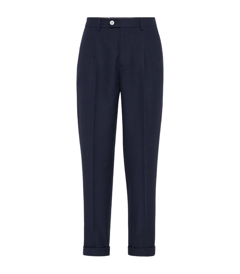 Brunello Cucinelli Brunello Cucinelli Cotton-Wool Leisure Trousers