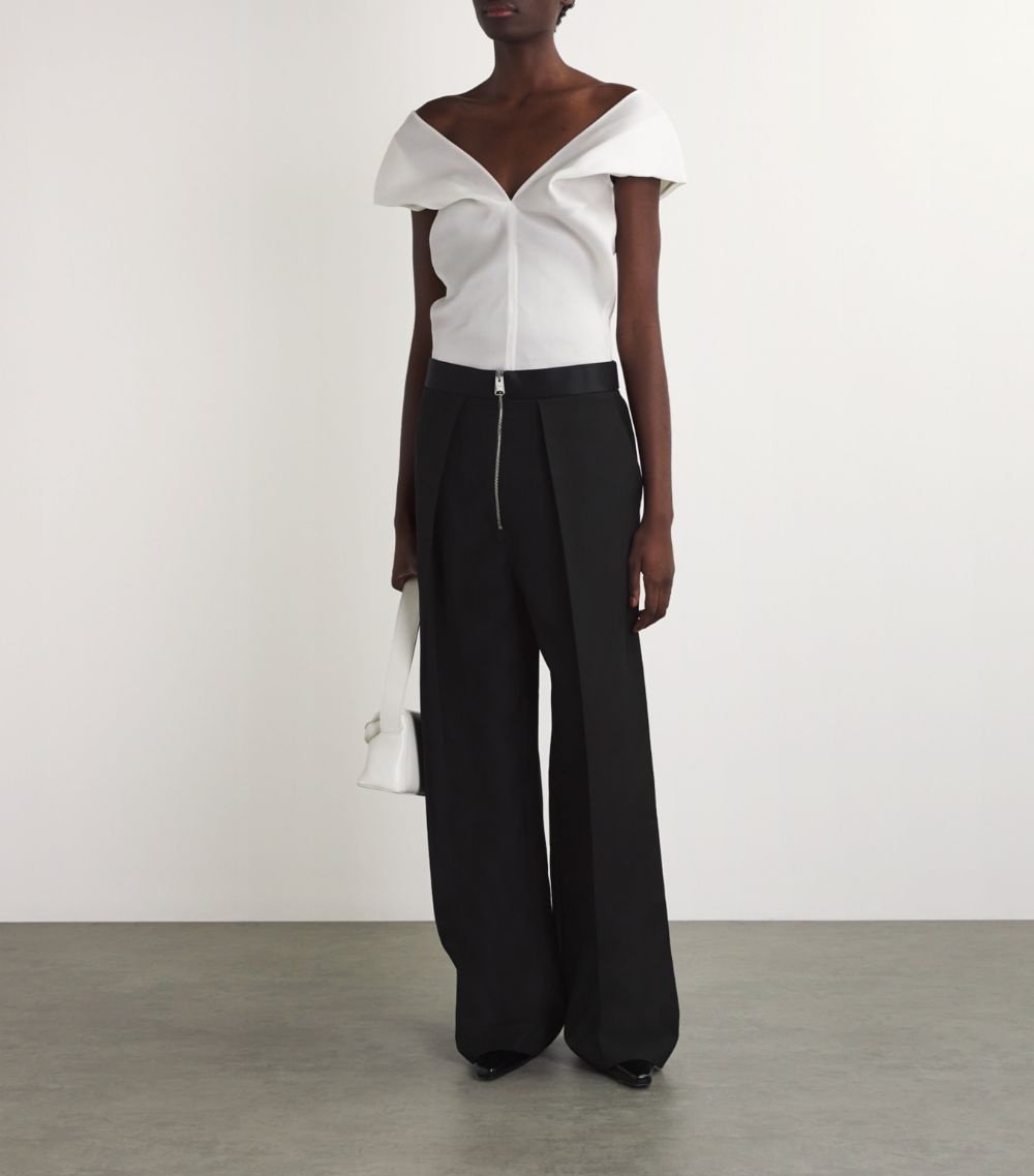 Khaite Khaite Marine Wide-Leg Trousers