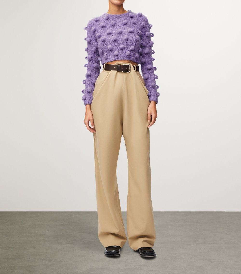 Loewe Loewe Cropped Bubble Sweater