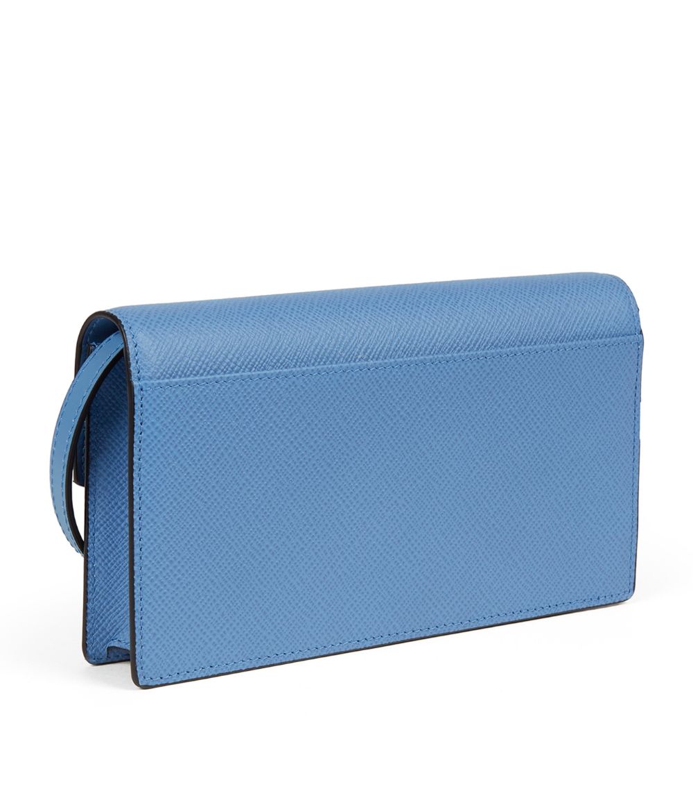 Smythson Smythson Panama Leather Envelope Cross-Body Bag