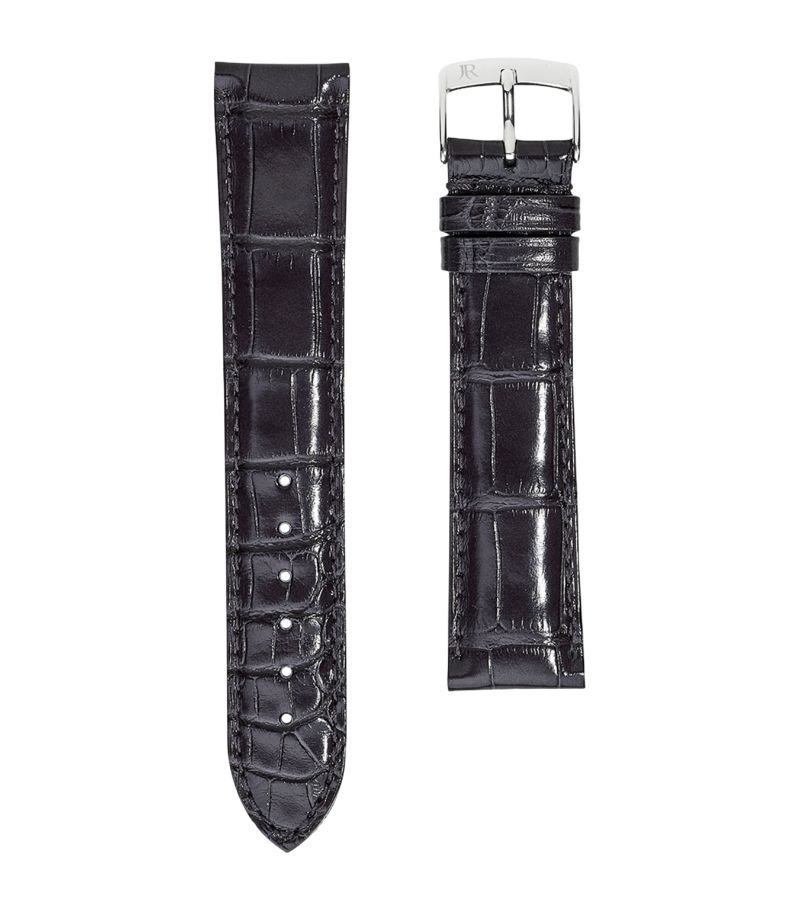 Jean Rousseau Jean Rousseau Classic 3.5 Alligator Leather Watch Strap (17Mm)