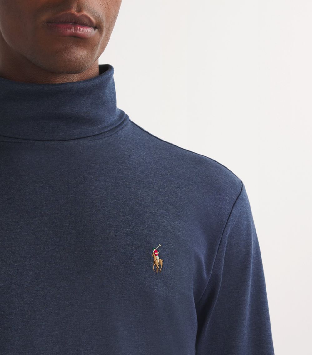 Polo Ralph Lauren Polo Ralph Lauren Cotton Logo Rollneck Sweater