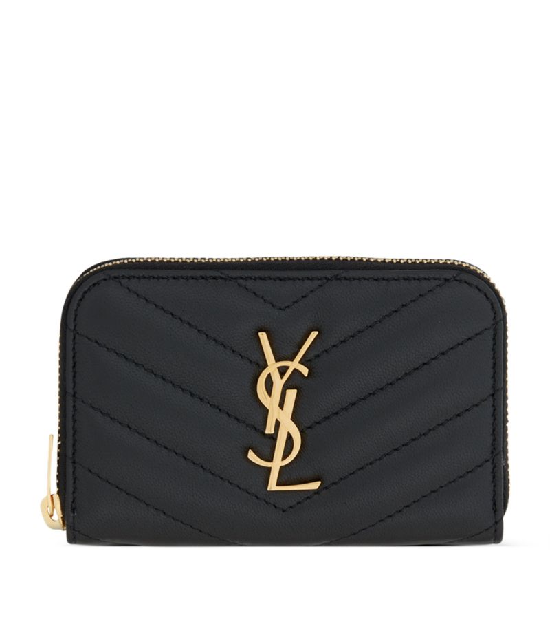 Saint Laurent Saint Laurent Cassandre Matelassé Zip-Around Wallet