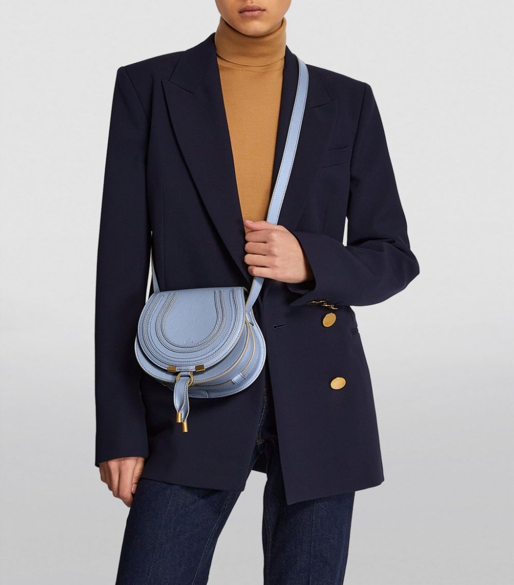 Chloé Chloé Small Leather Marcie Saddle Bag