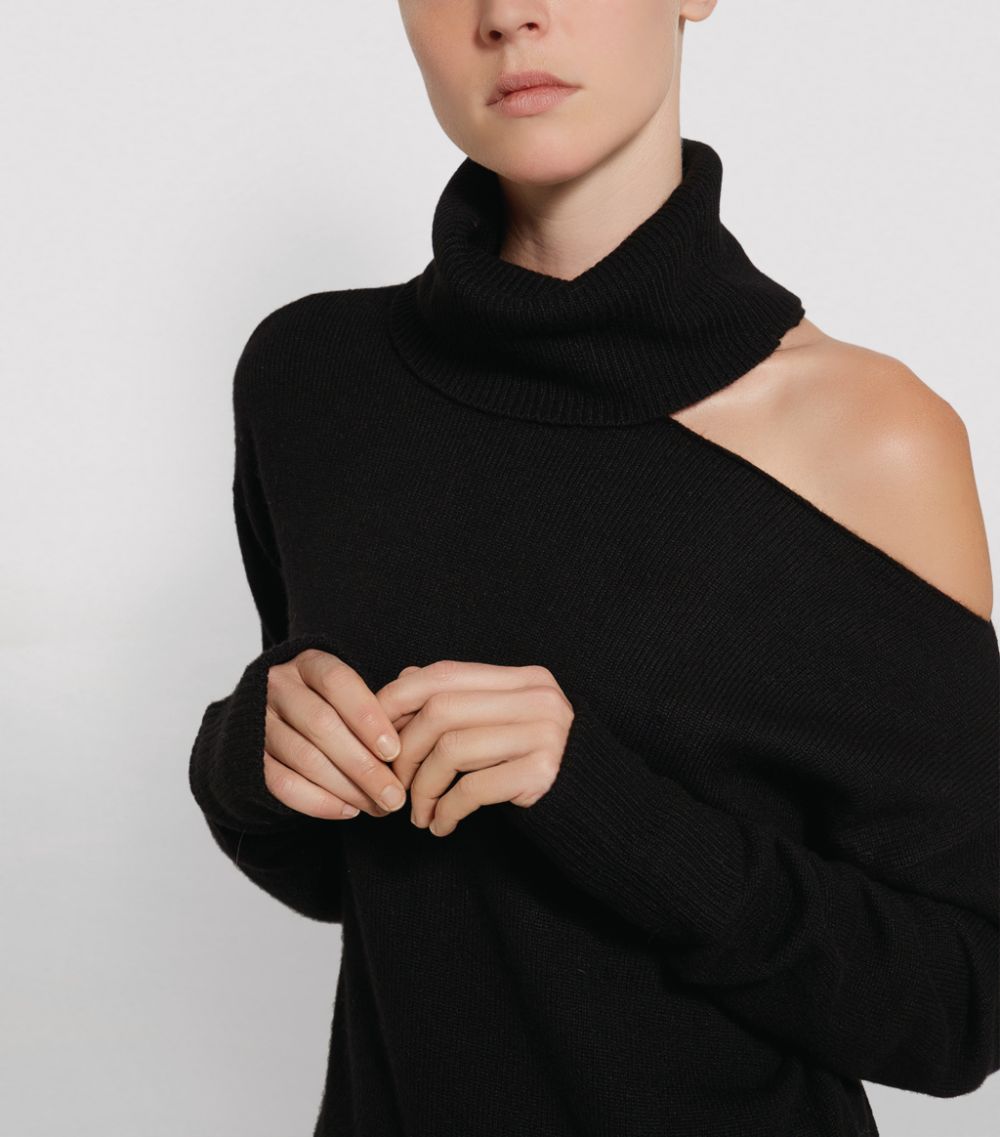 Paige Paige Raundi Open-Shoulder Sweater