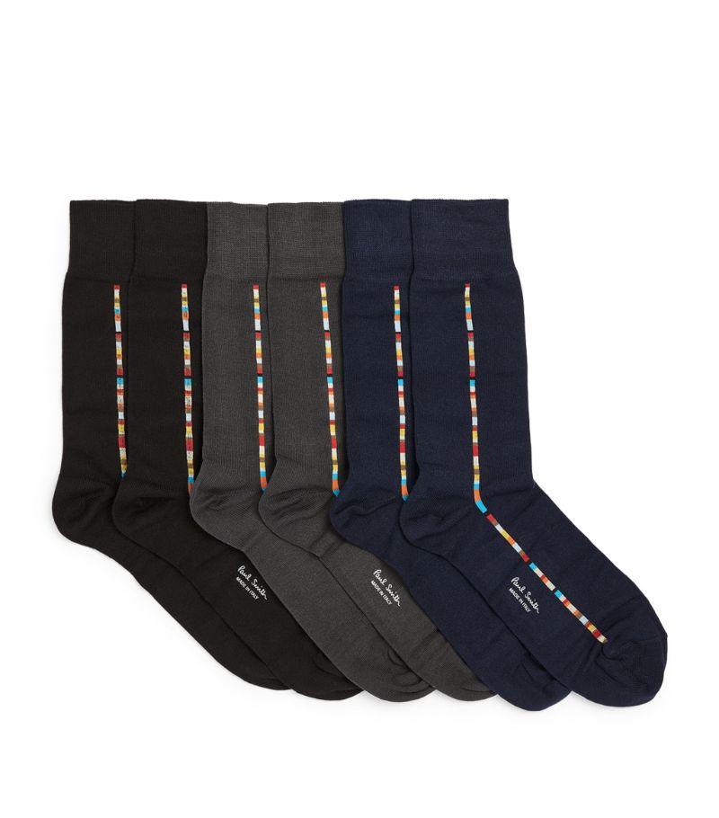 Paul Smith Paul Smith Signature Stripe Socks (Pack Of 3)