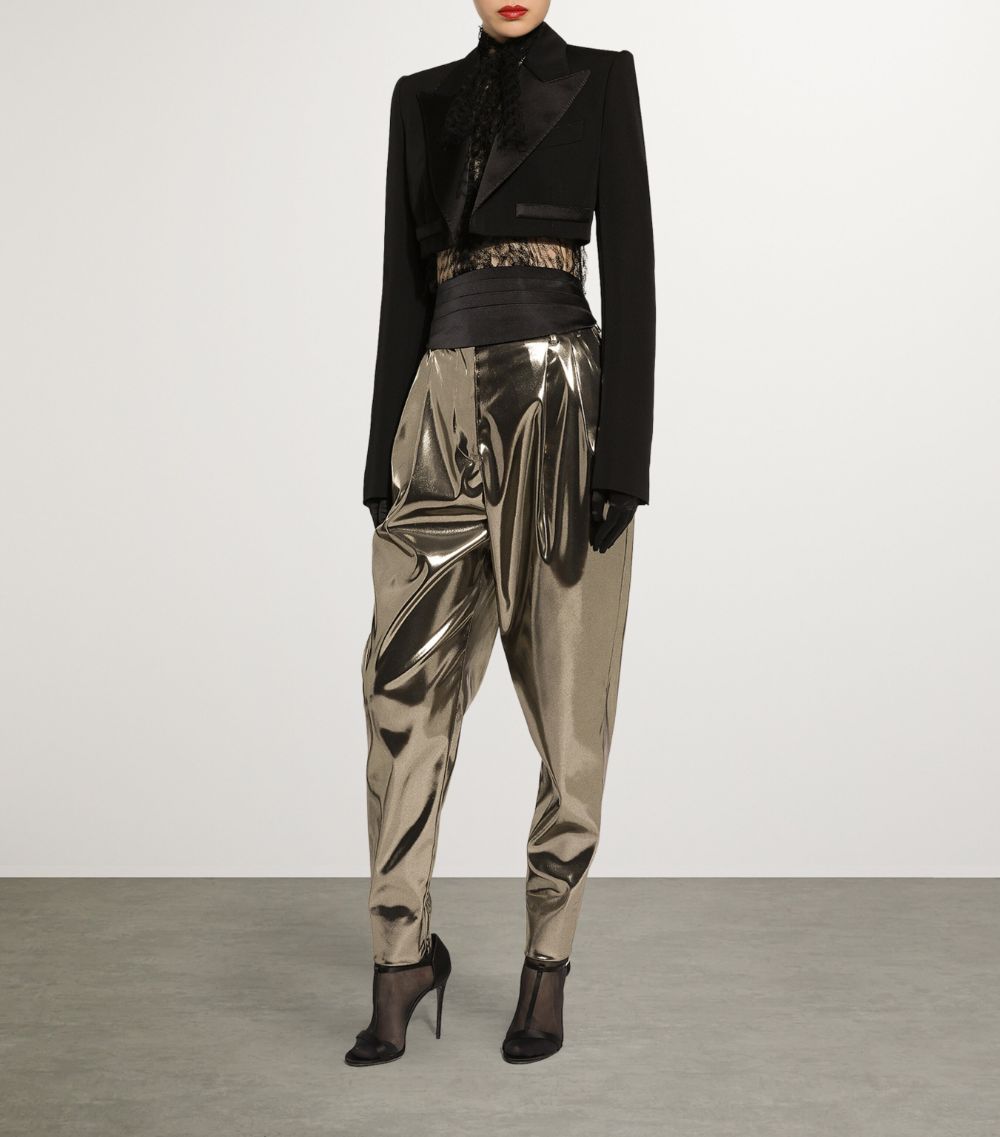 Dolce & Gabbana Dolce & Gabbana Metallic Trousers