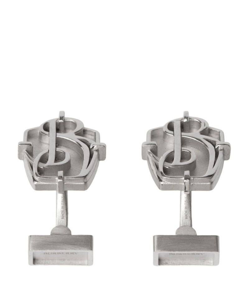 Burberry Burberry Sterling Silver B Charm Cufflinks