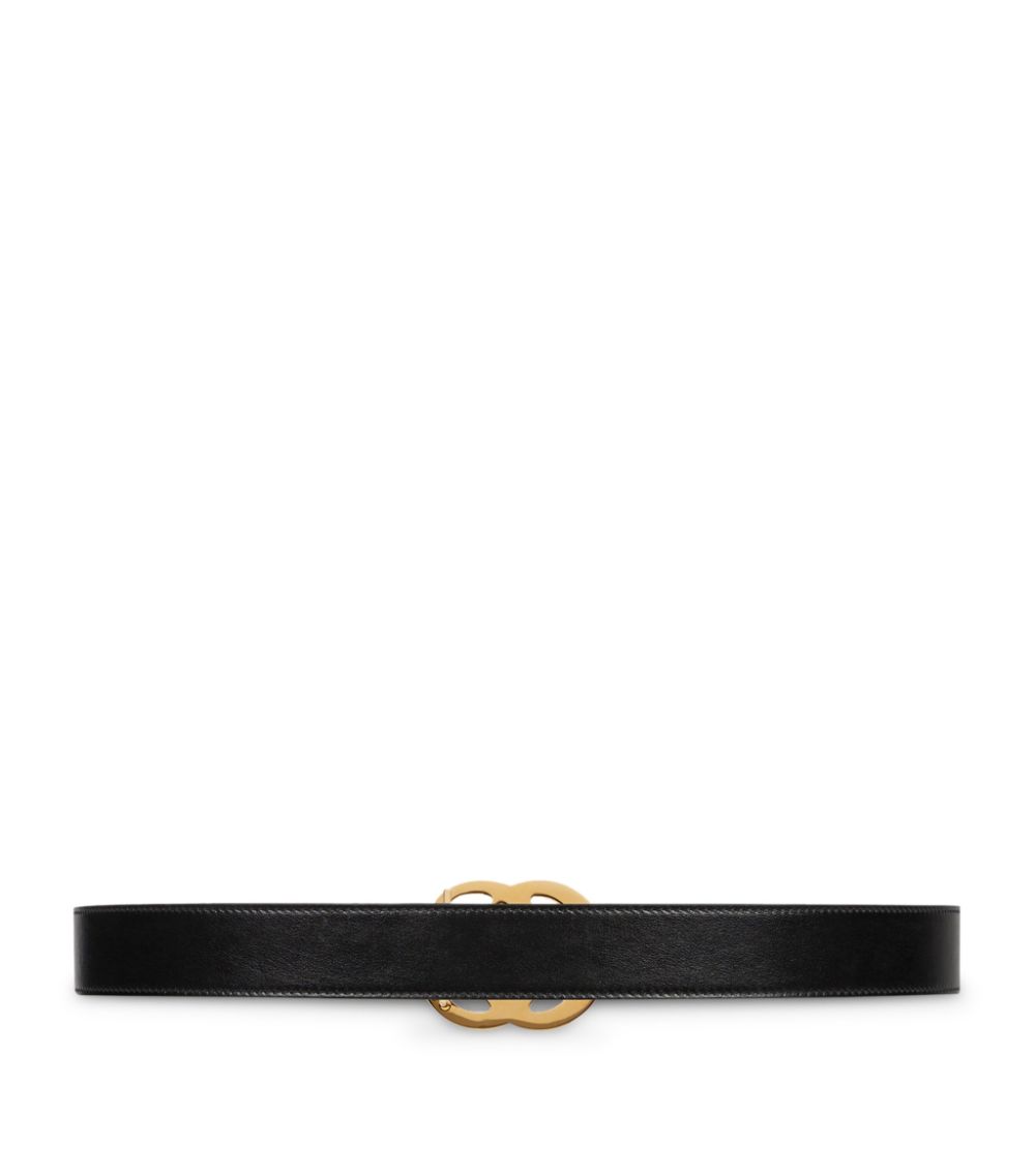 Gucci Gucci Leather Gg Marmont Belt