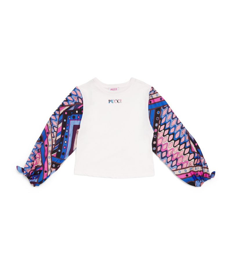 Pucci Junior Pucci Junior Vivara Print Long-Sleeve T-Shirt (12-14 Years)