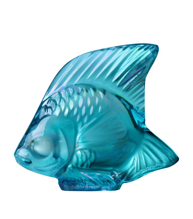 Lalique Lalique Crystal Fish Sculpture