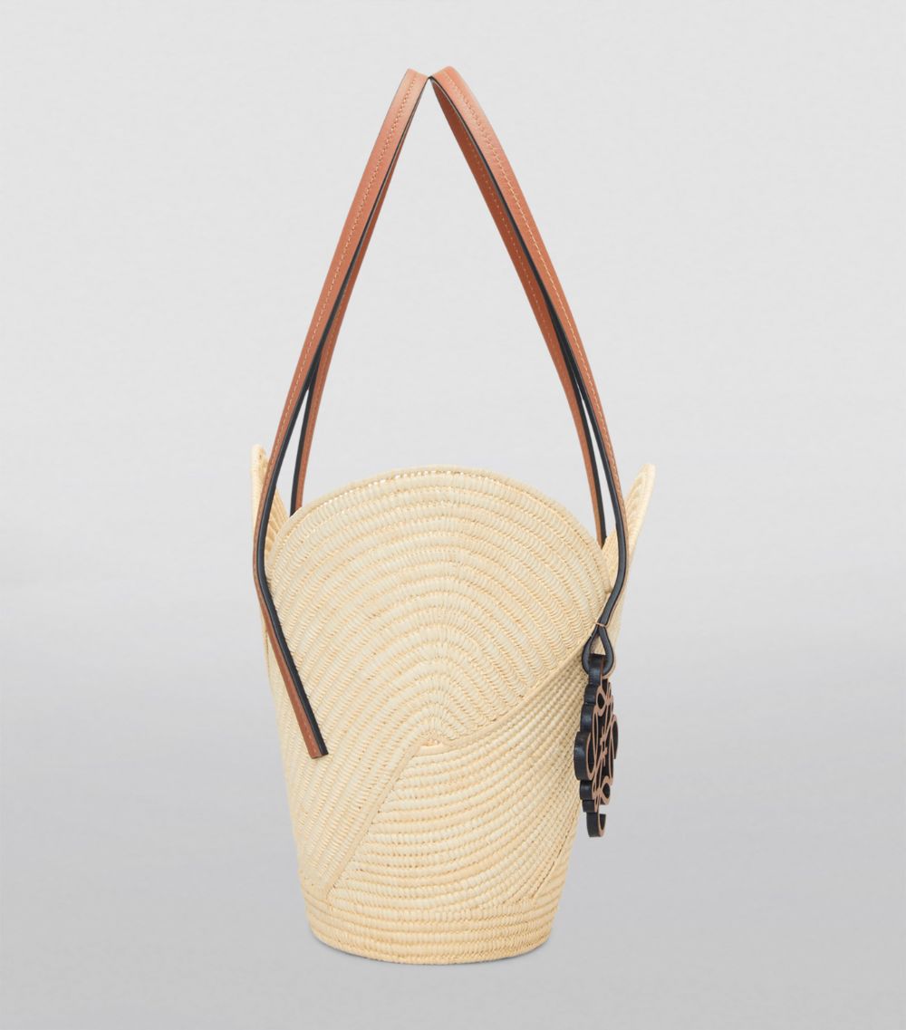 Loewe Loewe X Paula'S Ibiza Woven Petal Basket Bag