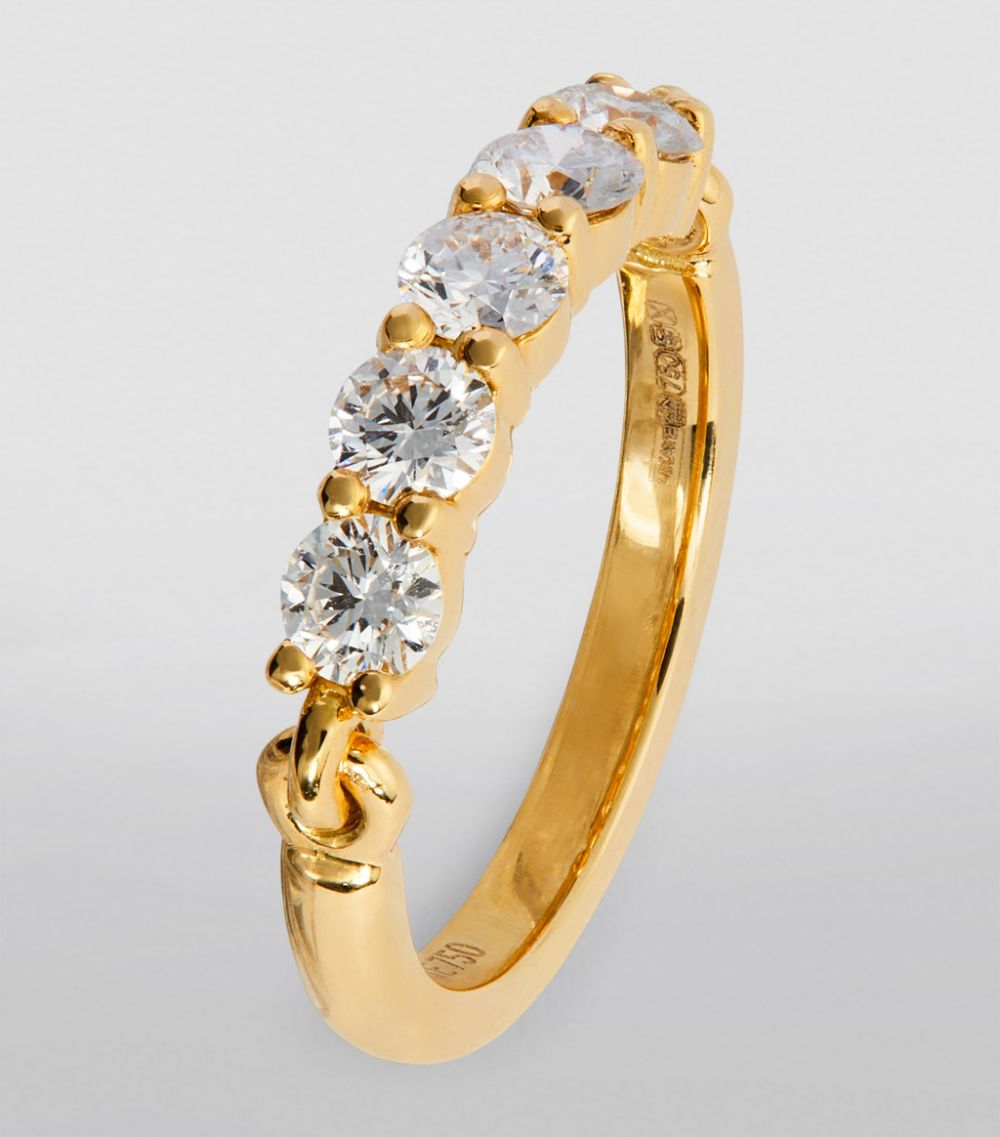 Melissa Kaye Melissa Kaye Yellow Gold And Diamond Lenox Pinky Ring