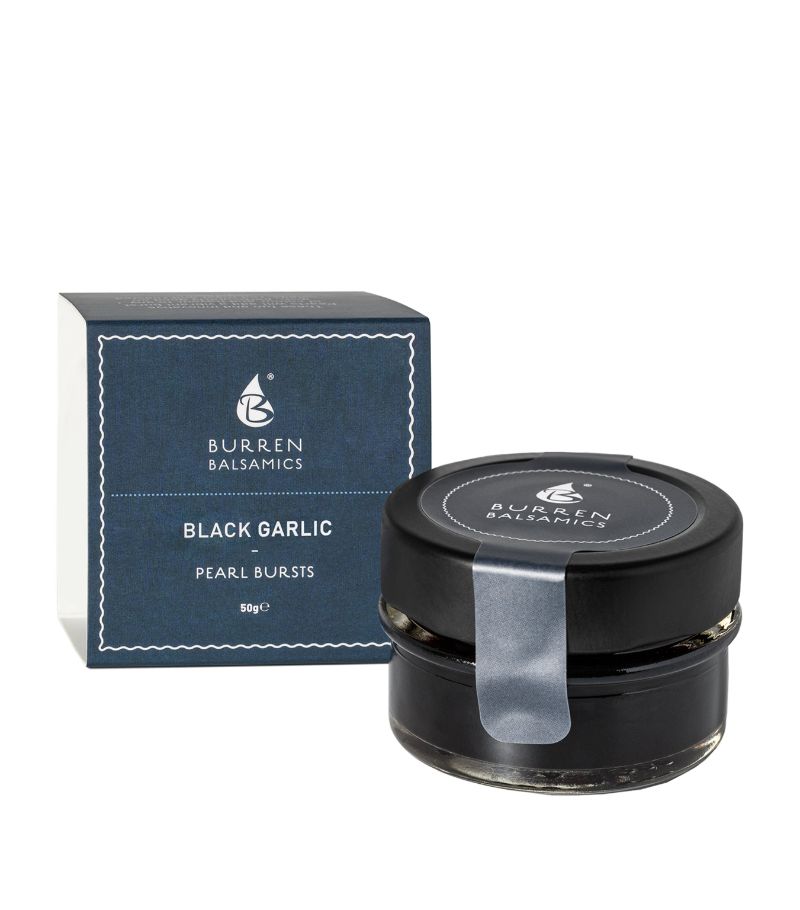Burren Balsamic Burren Balsamic Black Garlic-Infused Balsamic Vinegar Of Modena Pearl Bursts (50G)
