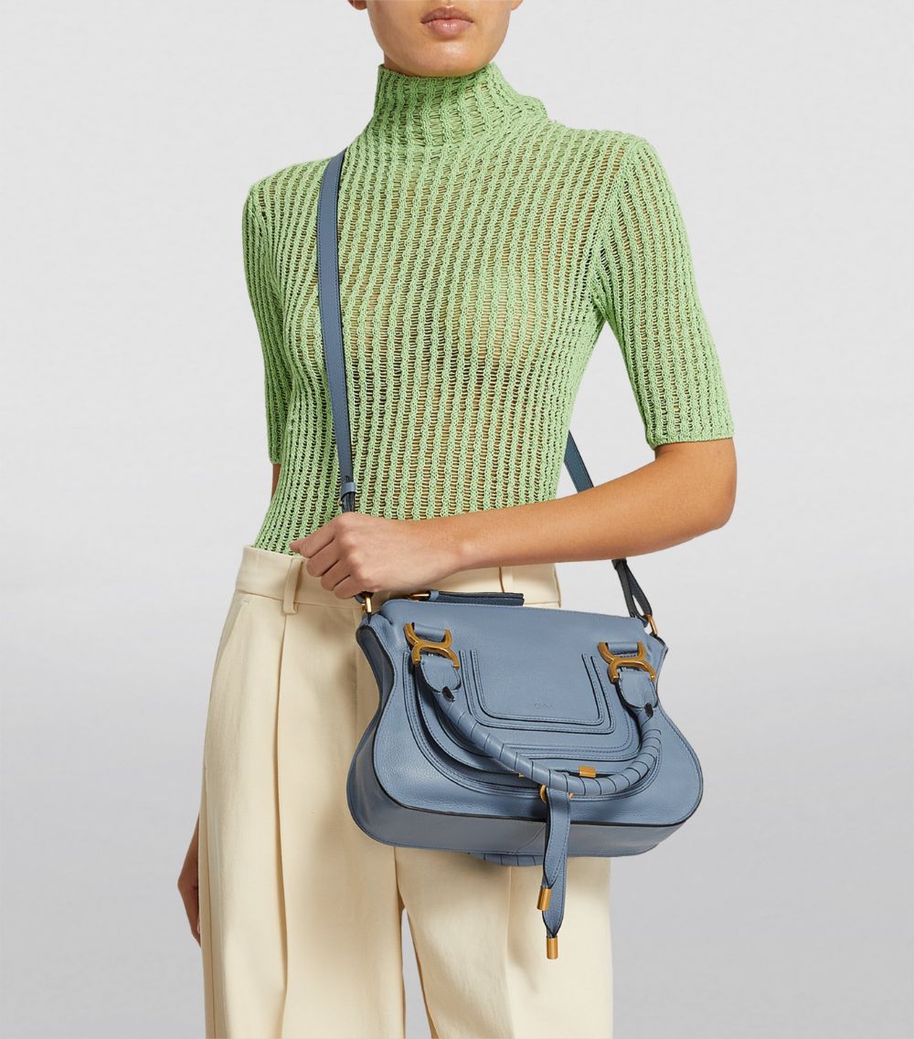 Chloé Chloé Small Leather Marcie Top-Handle Bag