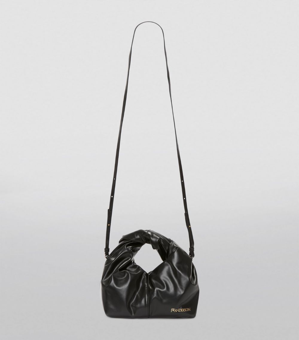 Jw Anderson Jw Anderson Mini Leather Twister Top-Handle Bag