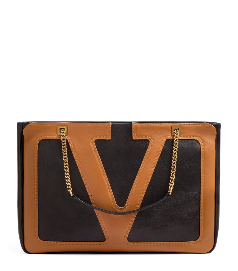 VALENTINO GARAVANI Valentino Garavani Medium Leather Viva Superstar Tote Bag