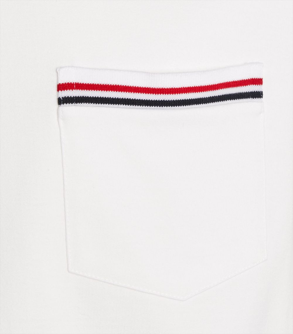 Thom Browne Thom Browne Tricolour Pocket T-Shirt