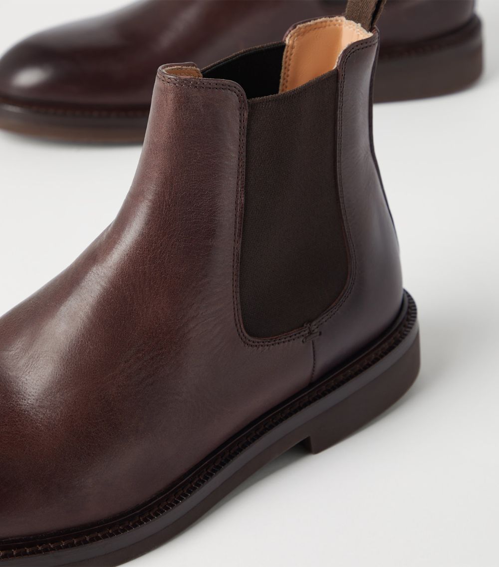 Brunello Cucinelli Brunello Cucinelli Leather Chelsea Boots