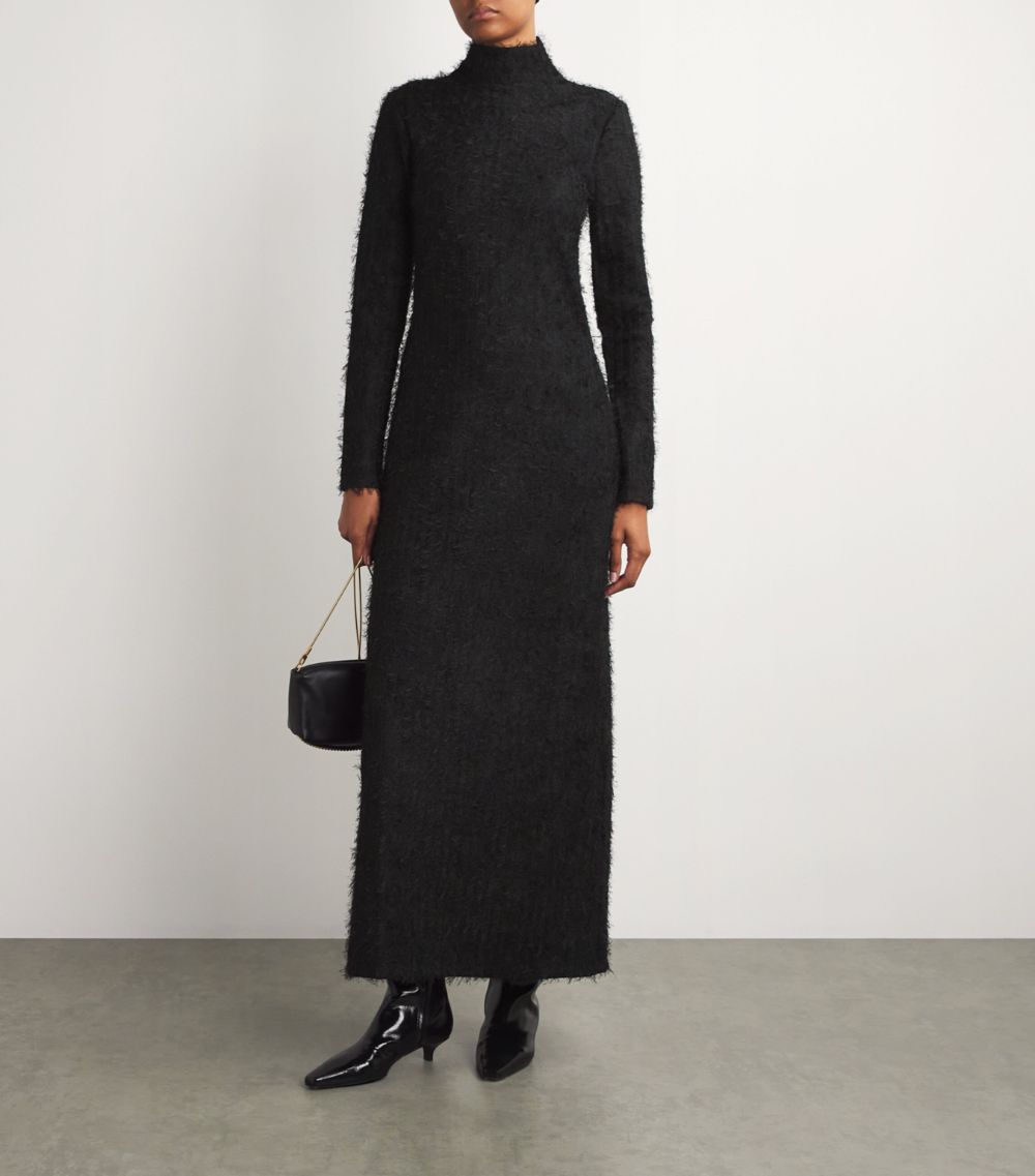 Róhe Róhe Textured Lace Rollneck Dress