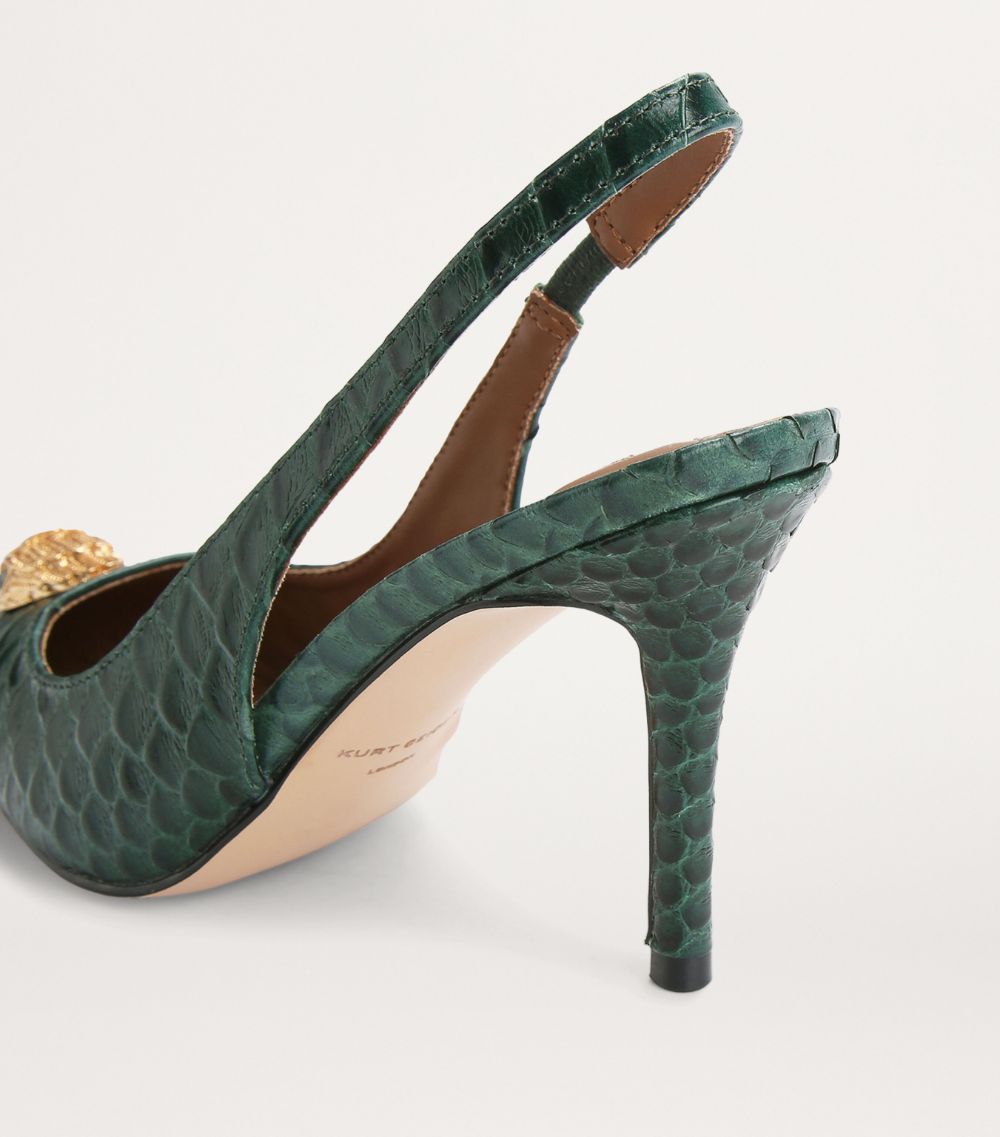 Kurt Geiger London Kurt Geiger London Snake-Effect Belgravia Slingback Pumps