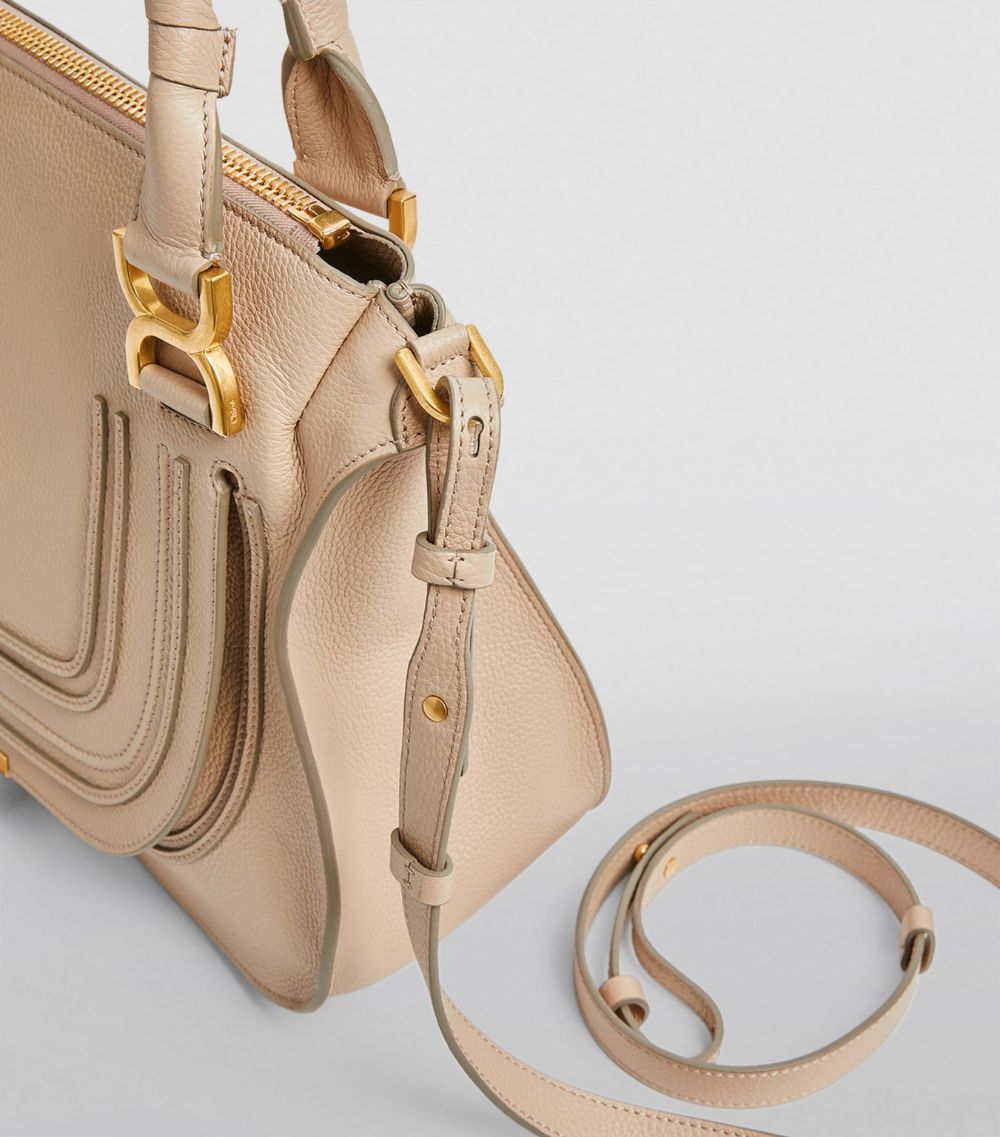 Chloé Chloé Medium Leather Marcie Top-Handle Bag