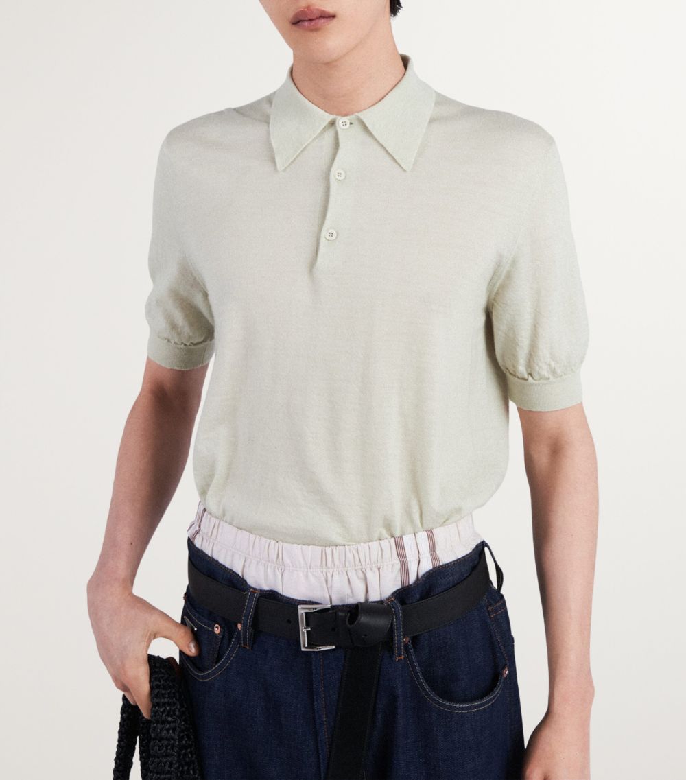 Prada Prada Cashmere Polo Shirt