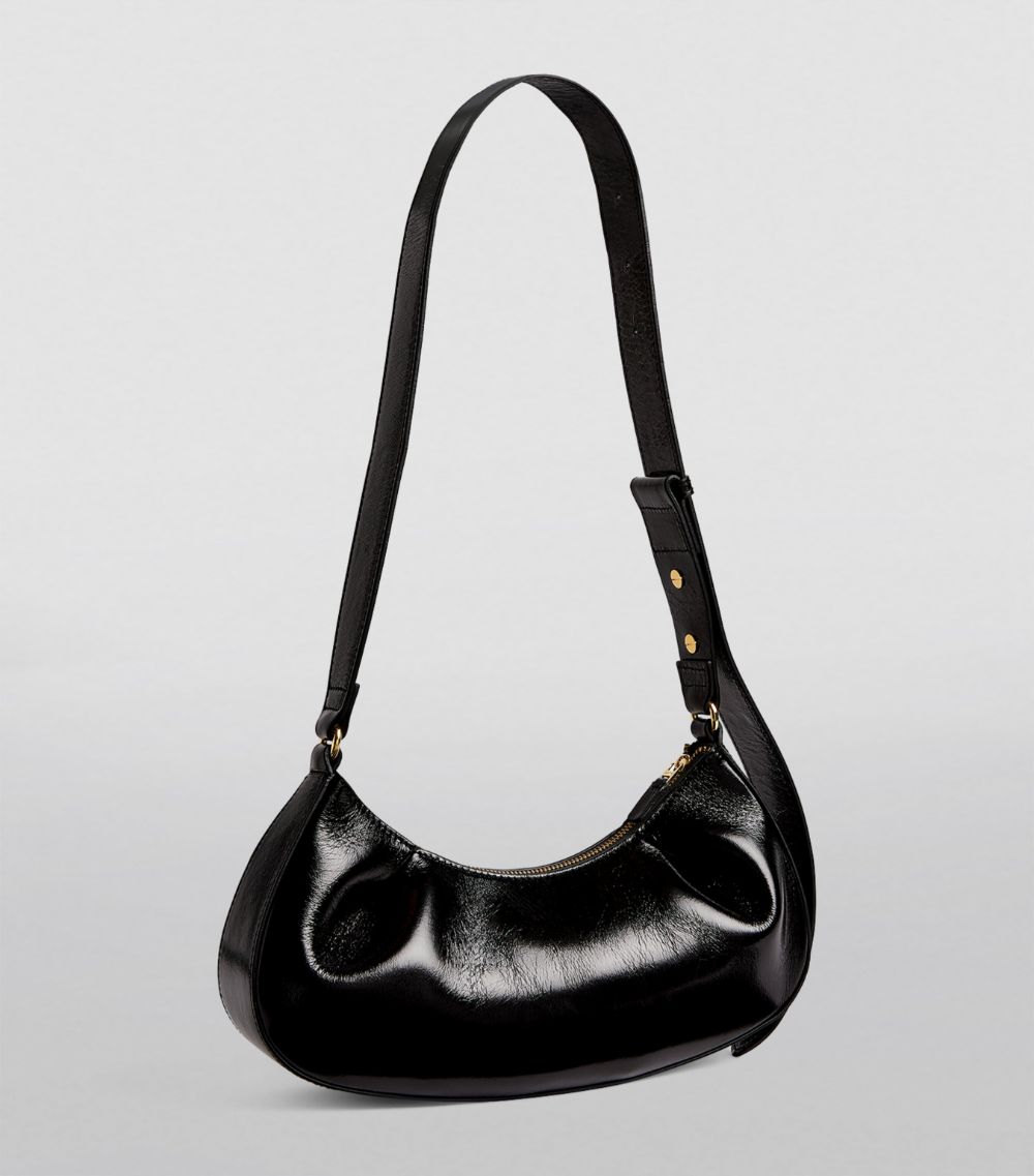 Elleme Elleme Leather Dimple Moon Shoulder Bag