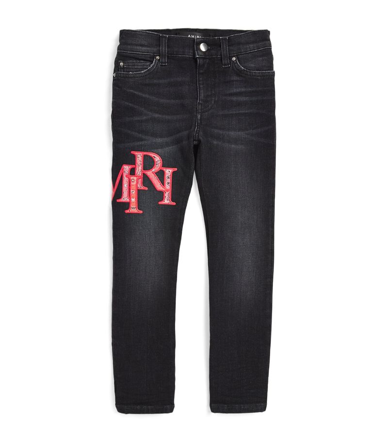 Amiri Kids Amiri Kids Staggered Logo Jeans (4-12 Years)