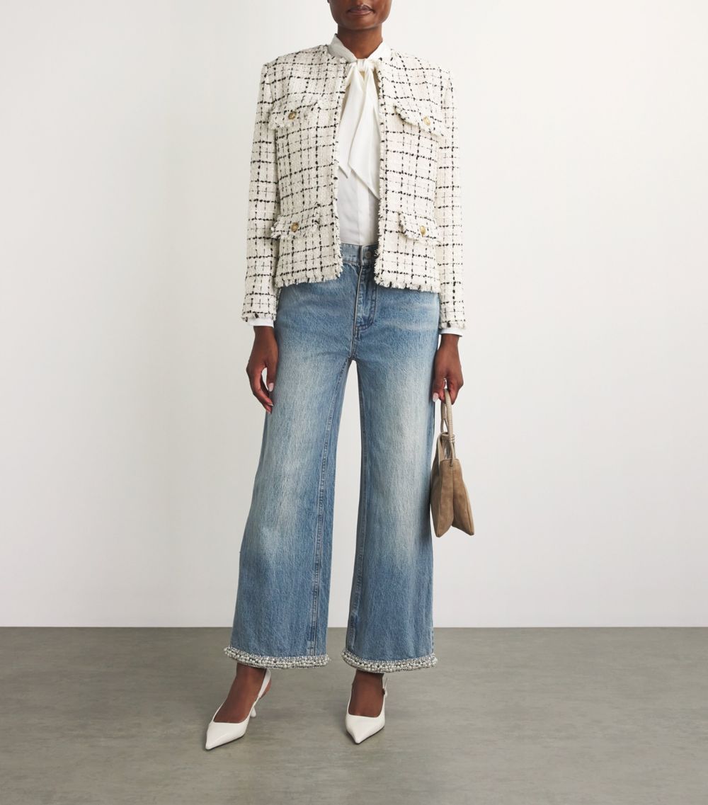 Alice + Olivia Alice + Olivia Tweed Dumont Jacket