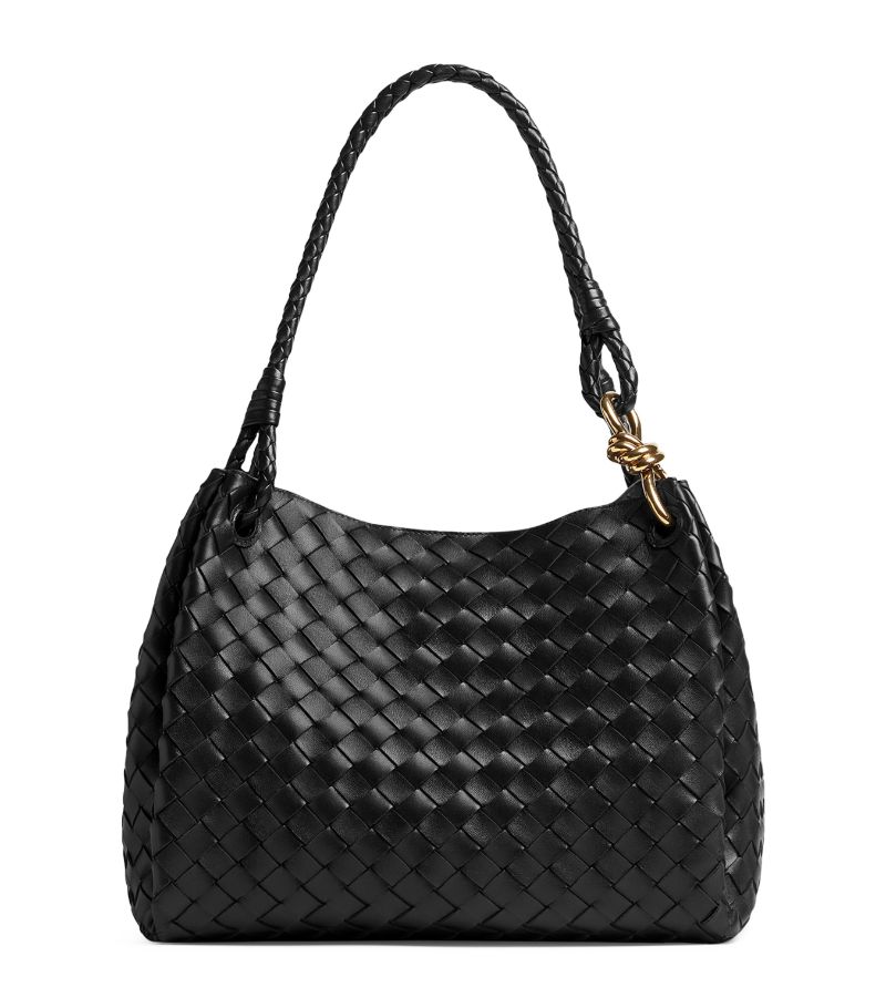 Bottega Veneta Bottega Veneta Large Leather Parachute Shoulder Bag