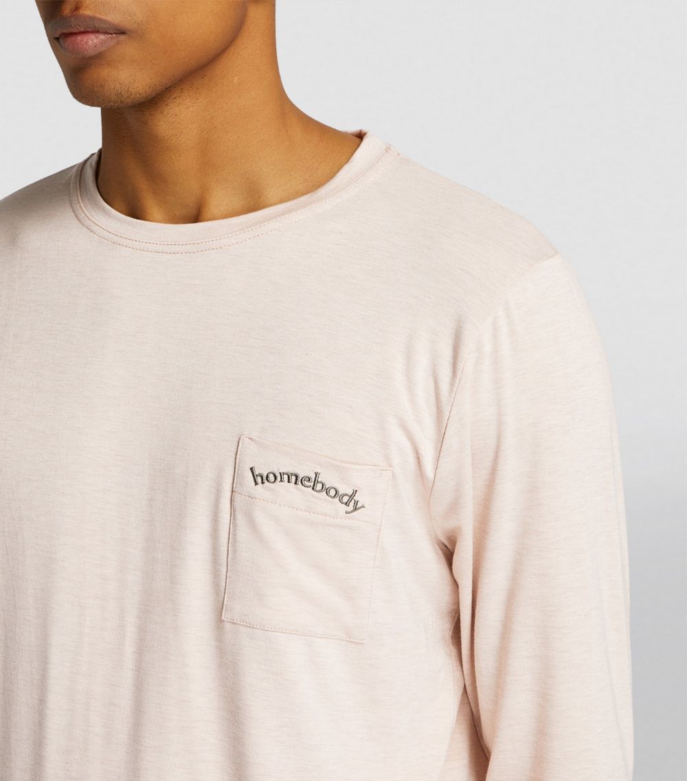 Homebody Homebody Long-Sleeve Lounge Logo T-Shirt
