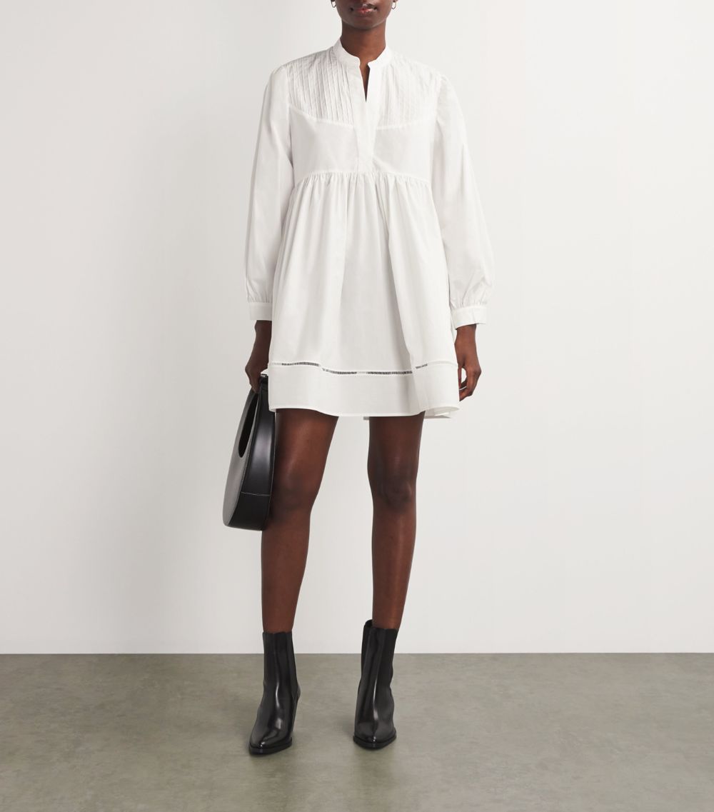  Claudie Pierlot Pleated Shirt Mini Dress