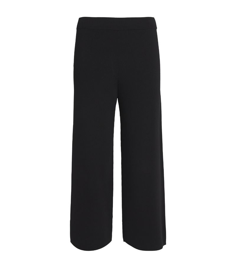 Max Mara Leisure Max Mara Leisure Knitted Cropped Wide-Leg Trousers