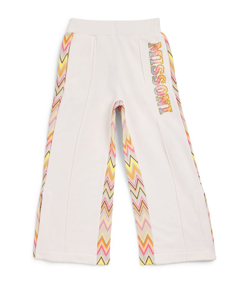 Missoni Kids Missoni Kids Cotton Zizgag-Trim Sweatpants (12-14 Years)