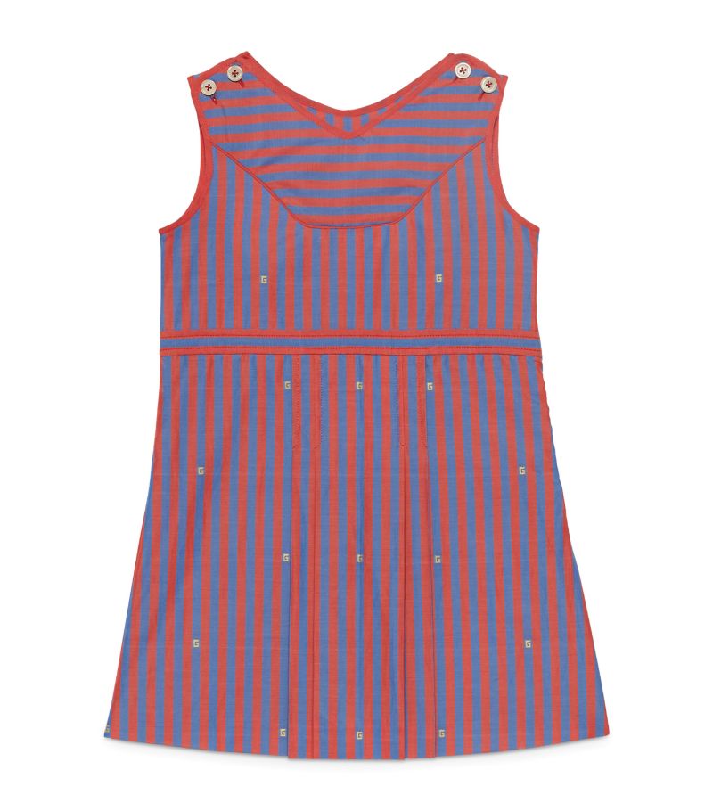 Gucci Gucci Kids Striped Baiadera Print Dress (4-12 Years)