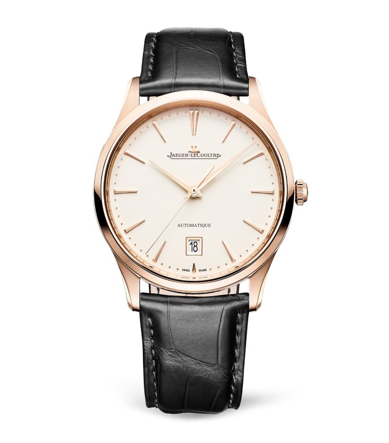 Jaeger-Lecoultre Jaeger-Lecoultre Rose Gold Master Ultra Thin Date Watch 39Mm