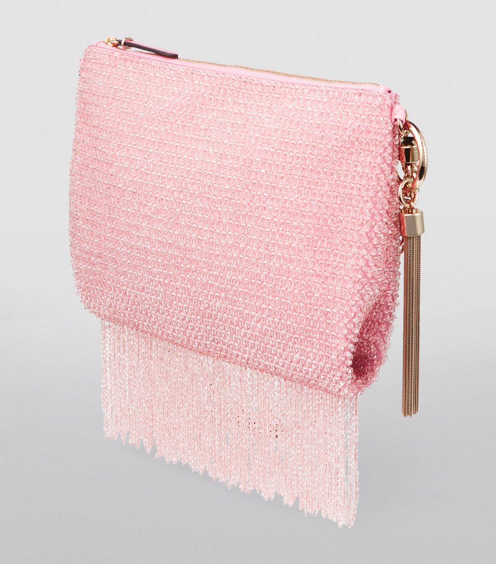 Jimmy Choo Jimmy Choo Satin Beaded Callie Clutch Bag