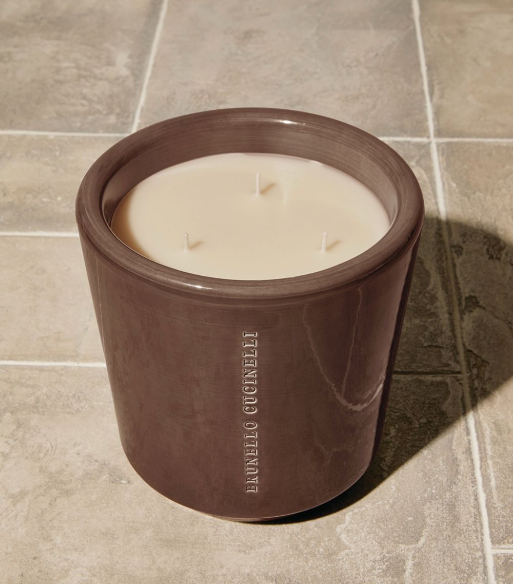 Brunello Cucinelli Brunello Cucinelli Ebano Candle (18cm)