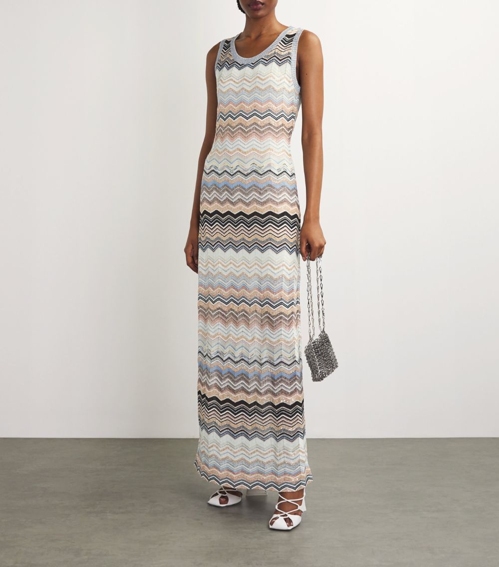 Missoni Missoni Chevron-Knit Tank Dress