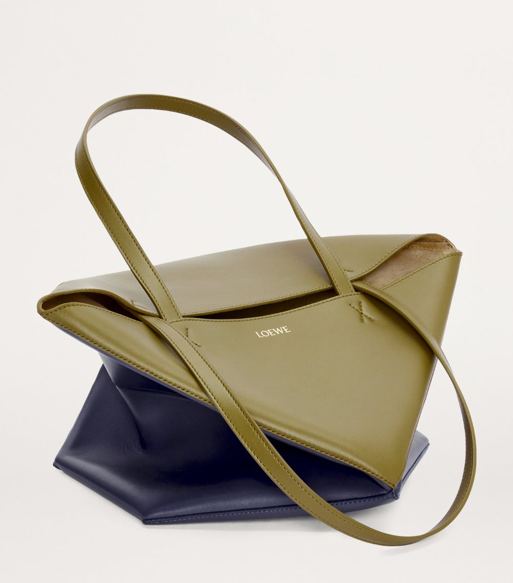 Loewe Loewe Medium Leather Puzzle Fold Tote Bag