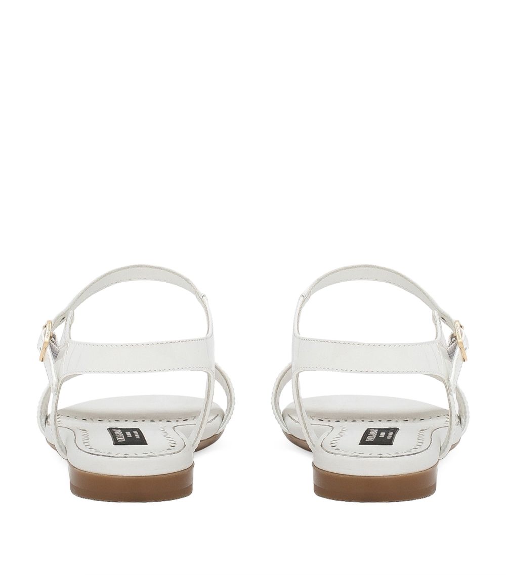 Dolce & Gabbana Dolce & Gabbana Kids Leather Dg Logo Sandals