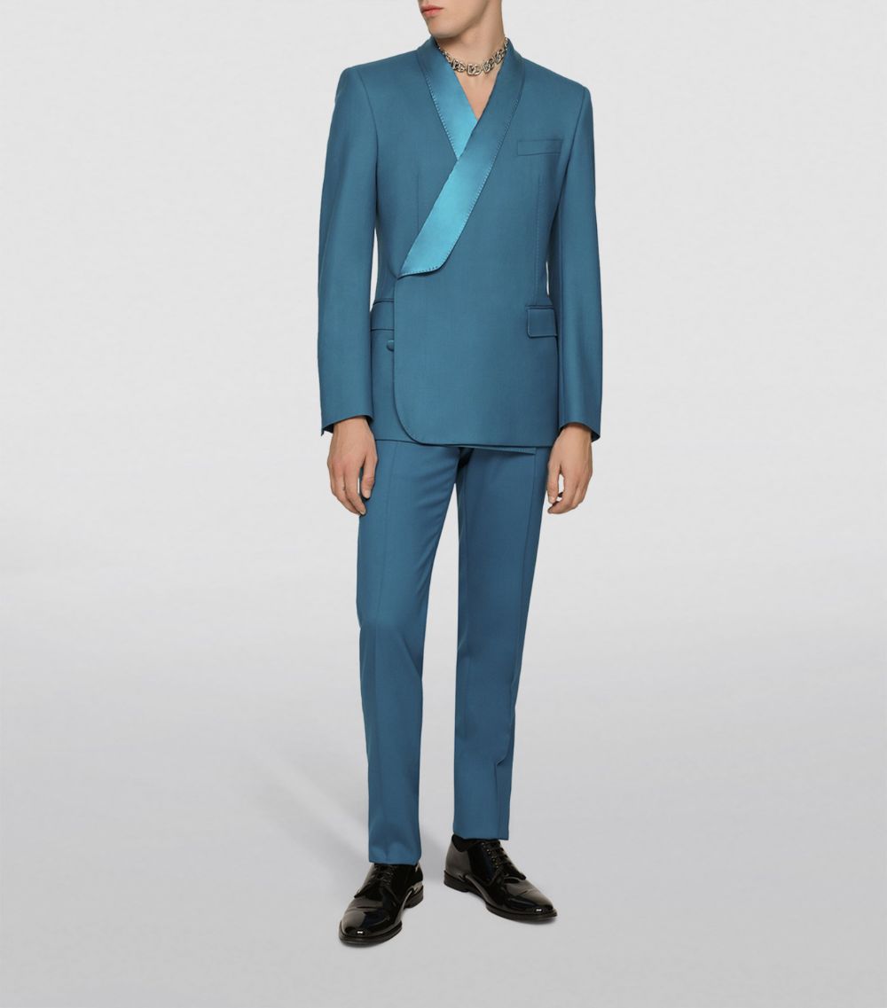 Dolce & Gabbana Dolce & Gabbana Asymmetric Shawl-Collar Blazer