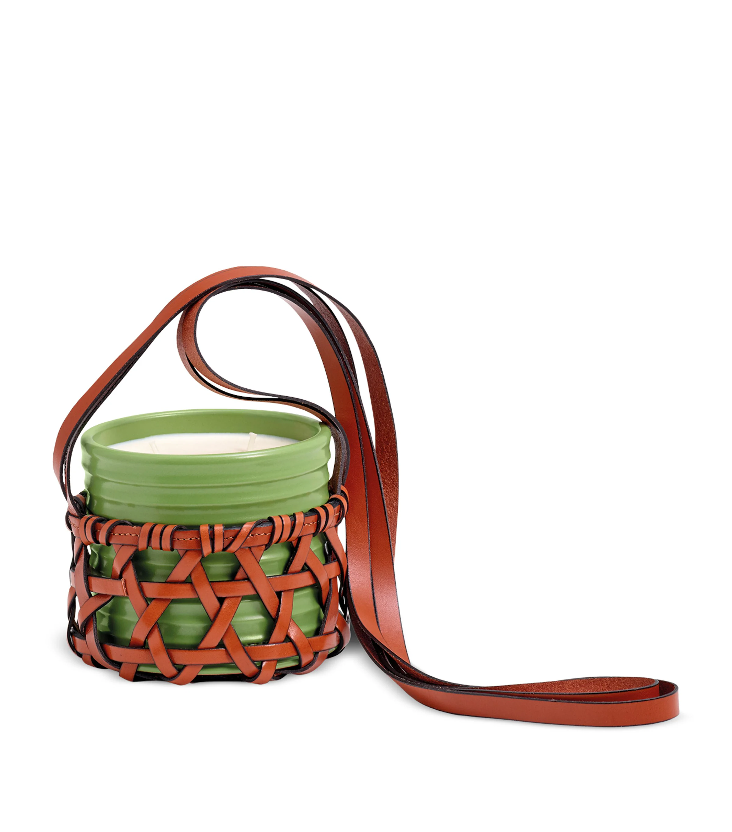 Loewe Loewe Leather Candle Basket