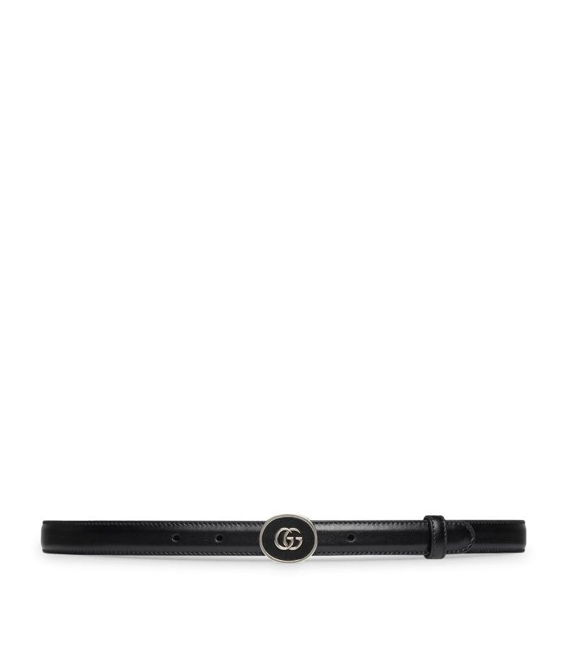 Gucci Gucci Leather Petite GG Belt