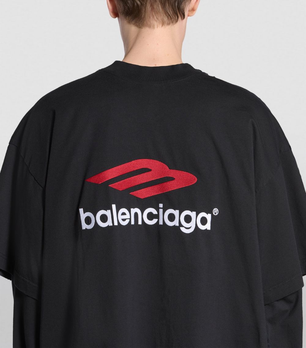 Balenciaga Balenciaga Oversized Logo T-Shirt