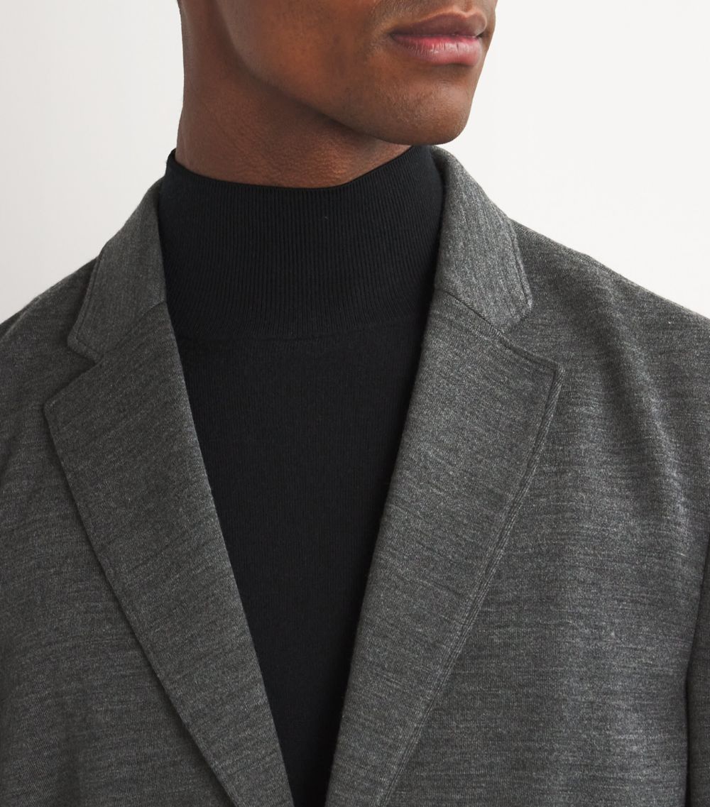 Emporio Armani Emporio Armani Virgin Wool-Blend Blazer